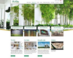 Mẫu thiết kế website để Marketing cho doanh nghiệp