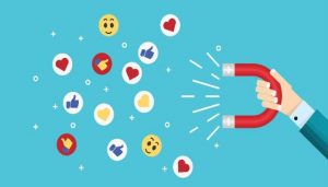 Các nút cảm xúc và bình luận là một tính năng phổ biến trong phương tiện truyền thông xã nội