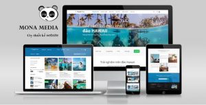 Mẫu website du lịch.