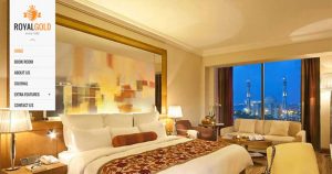 Mẫu thiết kế website du lịch Royal Gold