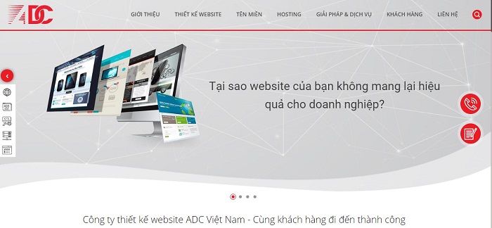 ADC- Công ty chuyên thiết kế web uy tín