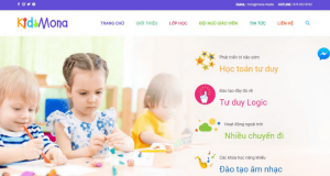web trường mầm non