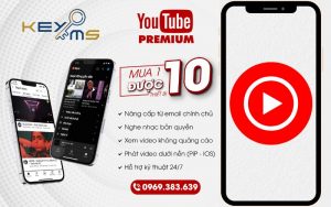 mua tài khoản youtube premium giá rẻ tại ekeyms